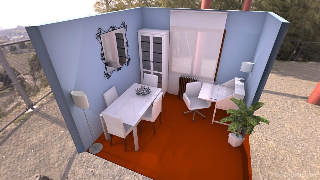 perspectiva proyecto rincón para teletrabajar